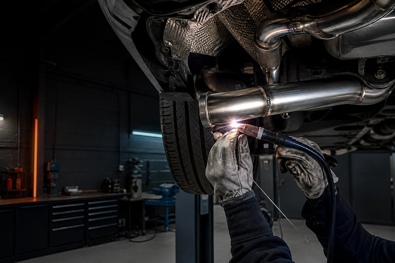 Exhaust repairs workshop service